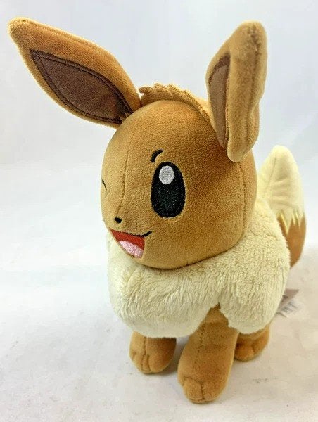 Pokémon Eevee knuffel pluche met knipoog Jazwares 20cm, Kinderen en Baby's, Verzenden, Overige typen, Zo goed als nieuw, Pokémon