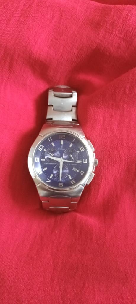 Montre FESTINA, Staal, Gebruikt, Staal, Polshorloge