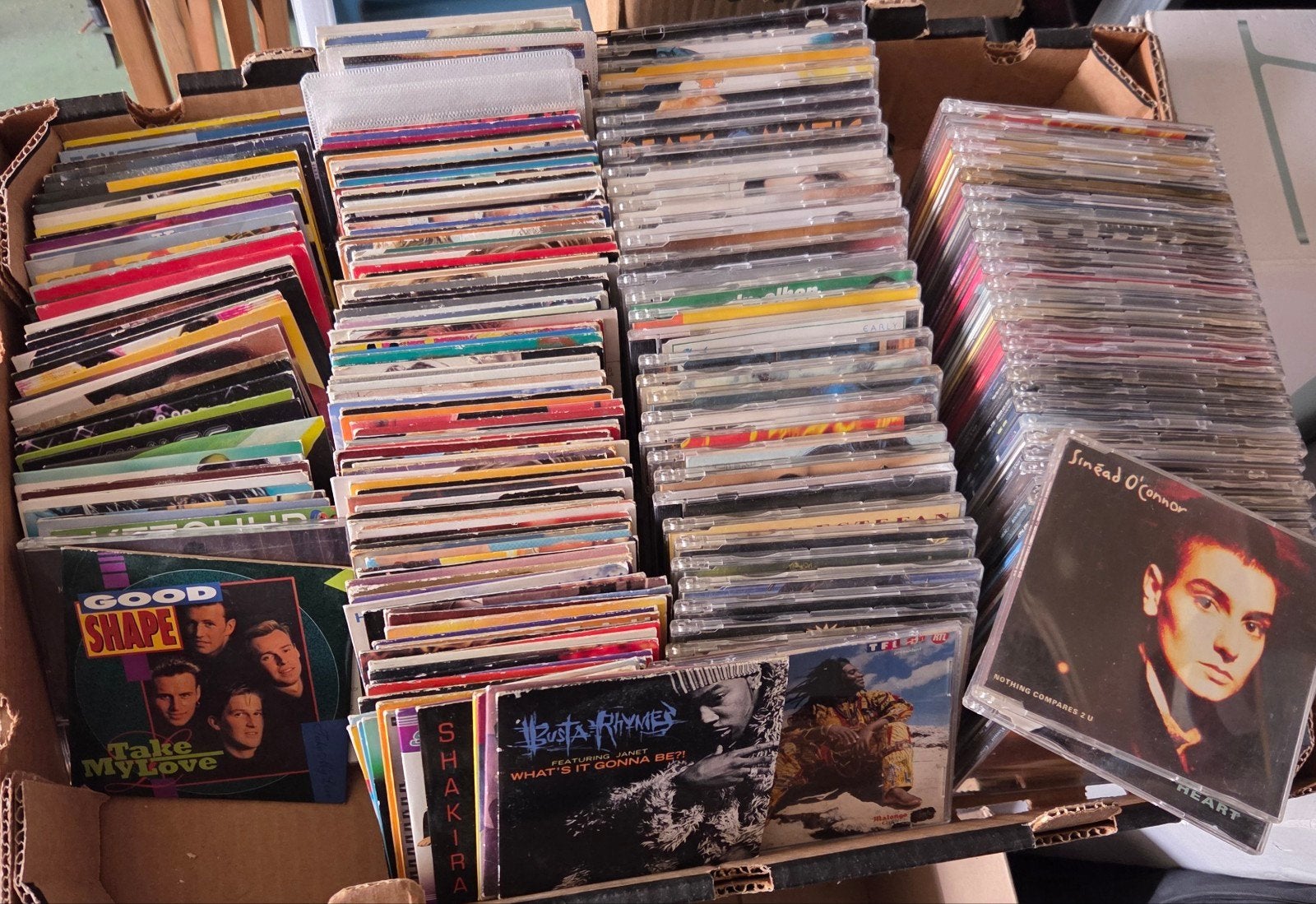 circa 230 single cd's, Cd's en Dvd's, Ophalen of Verzenden