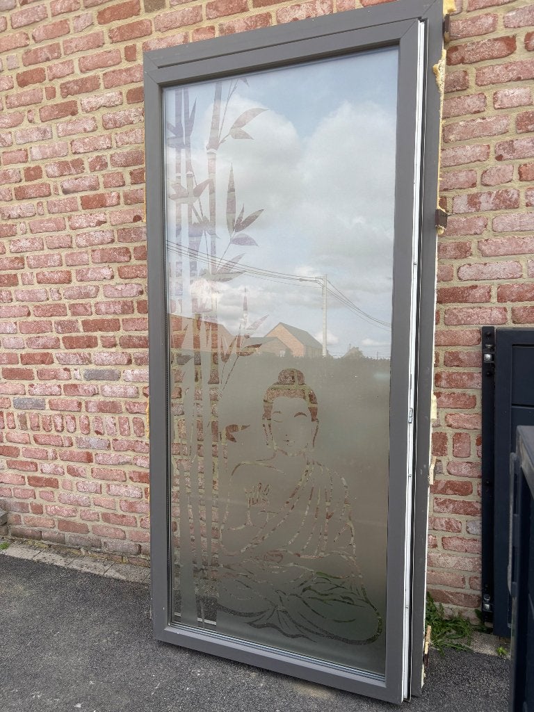 Châssis pvc, Bricolage & Construction, Châssis de fenêtre, 75 à 150 cm, Comme neuf, Enlèvement