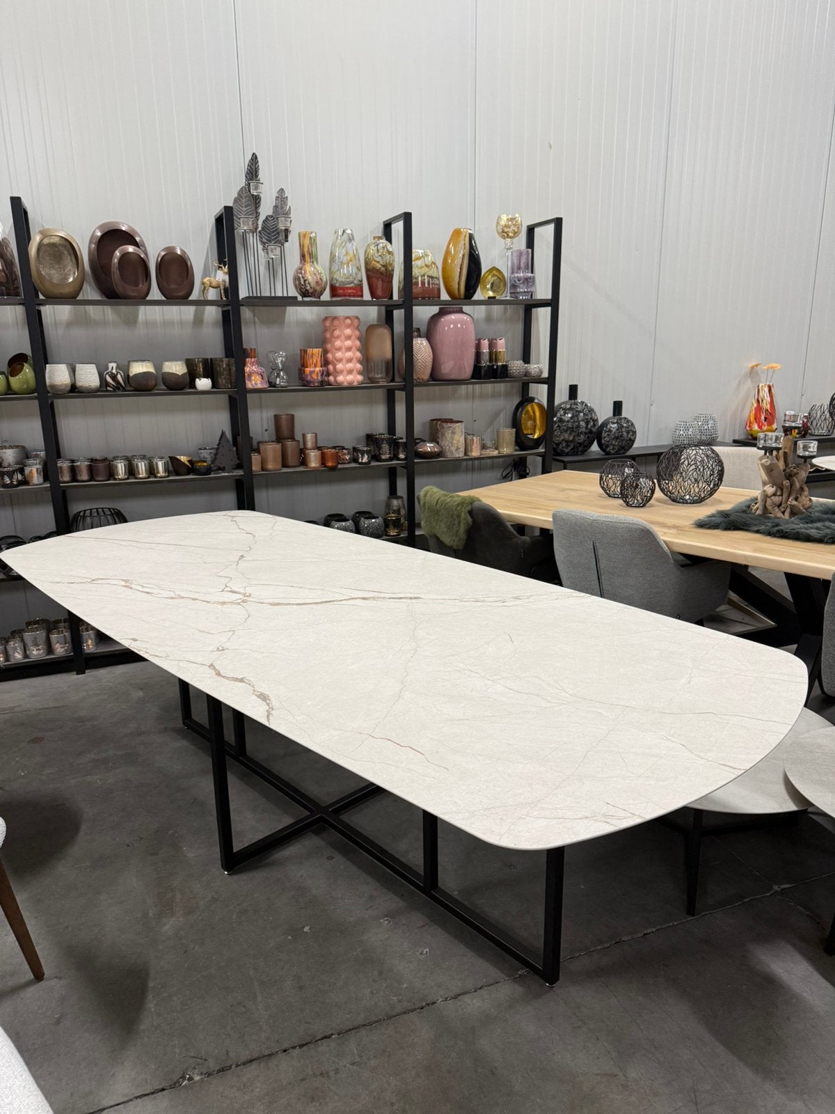 Tafel keramiek 260x110cm, Huis en Inrichting, 100 tot 150 cm, Algu design, Wagenaarstraat waregem, Ophalen of Verzenden