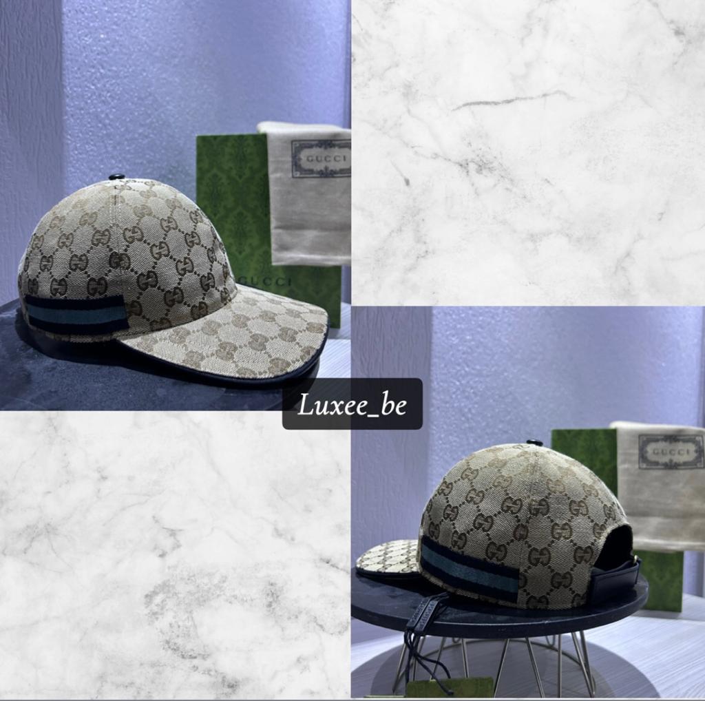 Gucci Beige bande Blue, Ophalen, Nieuw, Pet