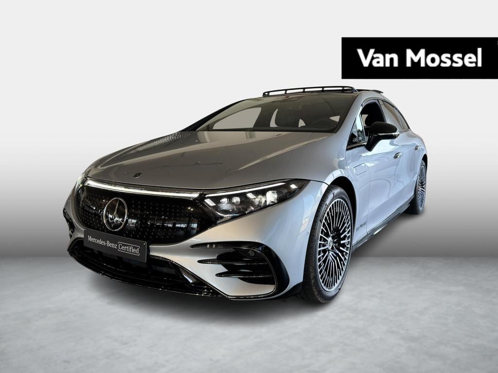 Mercedes-Benz EQS 450+ AMG Line + PANORAMISCH DAK + AIRMATIC, Auto's, Mercedes-Benz, Bedrijf, Te koop, EQS, 360° camera, Alarm