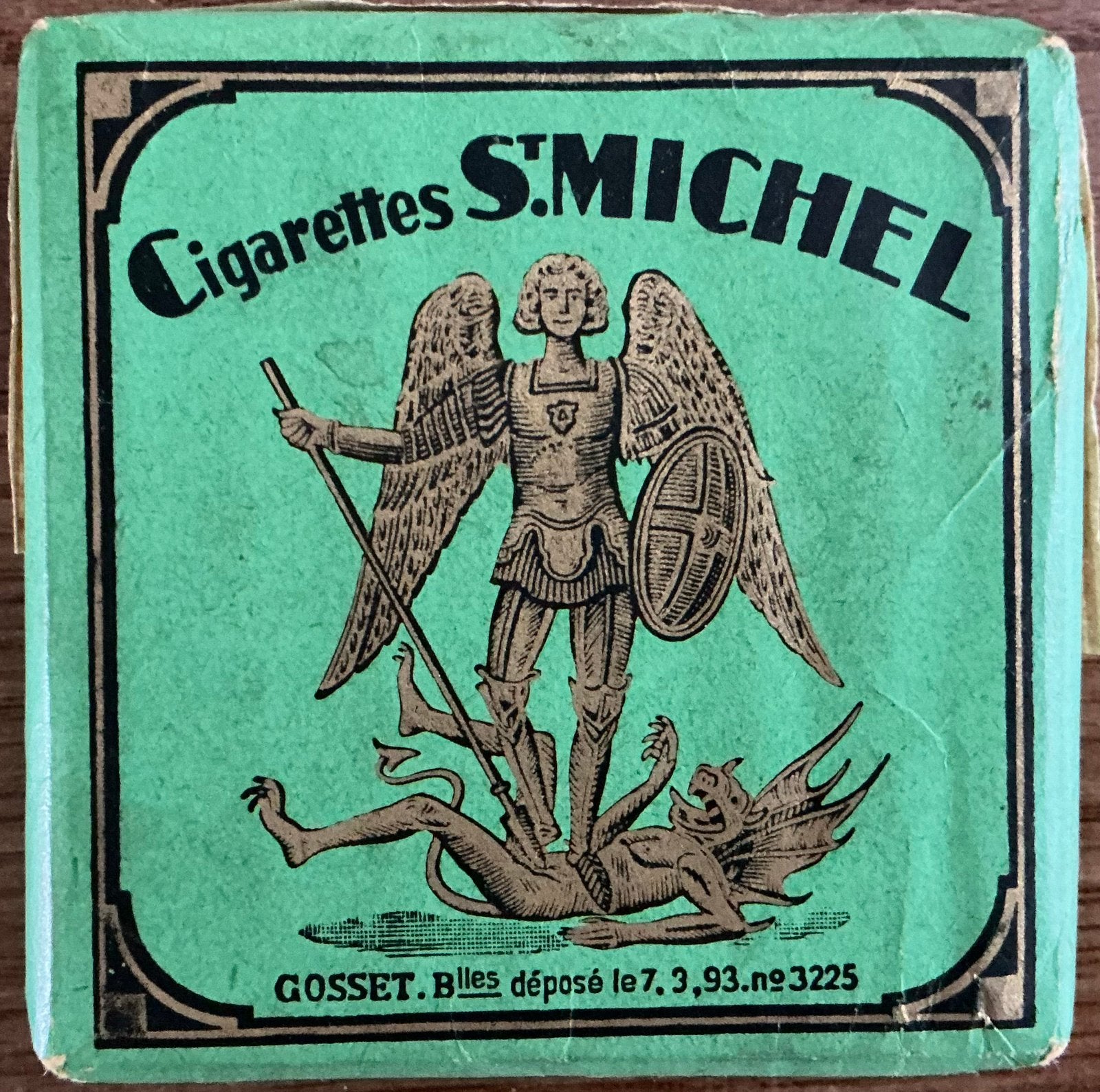Cigarettes GOSSET/ST.MICHEL/paquet de cigarettes, Enlèvement ou Envoi, Comme neuf, Boite à tabac ou Emballage