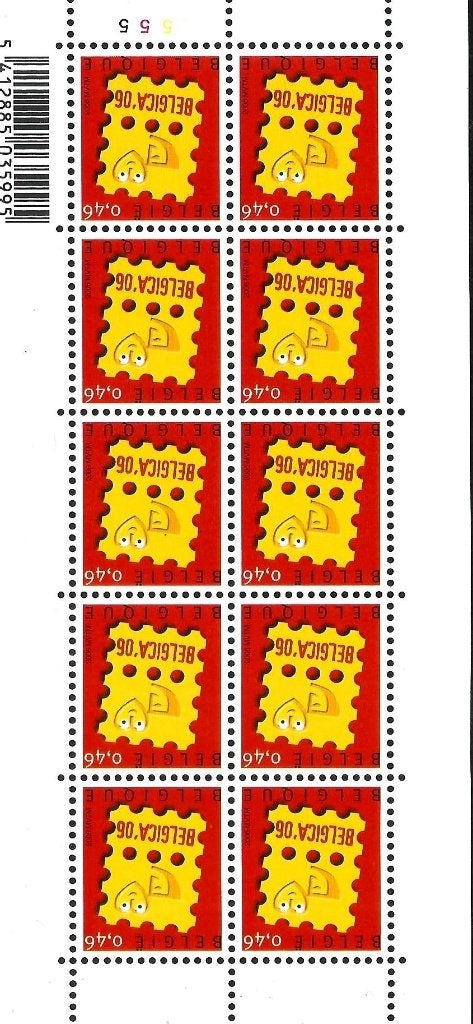 2006 Logo Belgica 2006 OBP F3527**, Orginele gom, Ophalen of Verzenden, Zonder stempel, Postfris