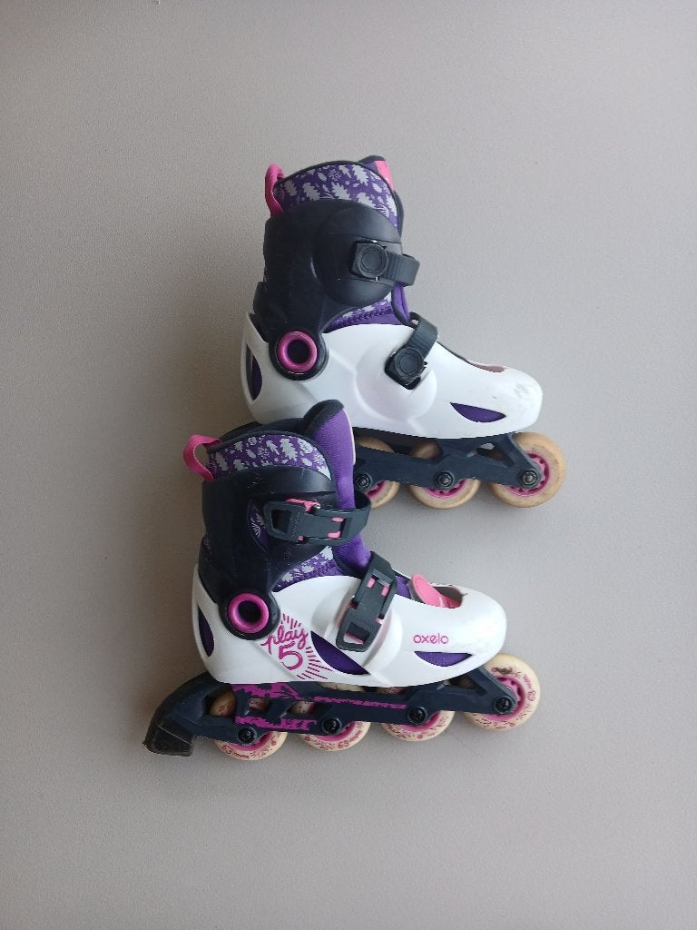 Inline skates/skeelers maat 30-32, Kinderen en Baby's, Ophalen, Kinderen, Verstelbaar, Gebruikt