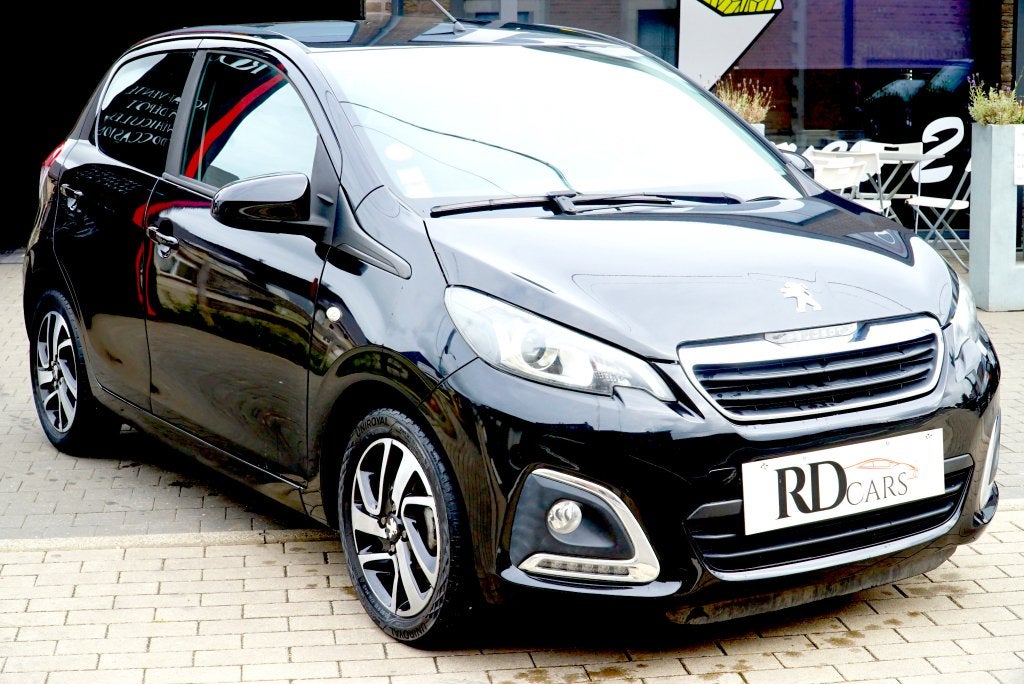 PEUGEOT 108 1,2CC VTI 81706 KM GARANTIE 1 AN, Autos, Euro 6, Entreprise, Boîte manuelle, Noir