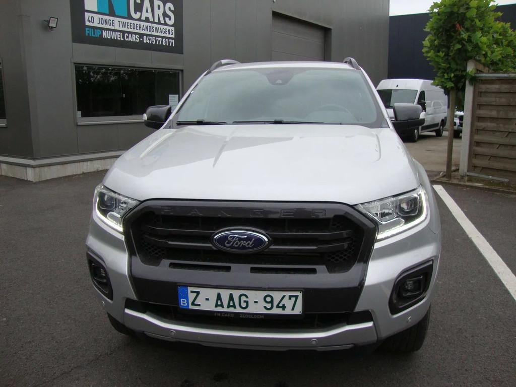 Ford Ranger 212pk, leder, gps, camera, btw in, 2023, adaptiv, Cuir, Argent ou Gris, Achat, Entreprise