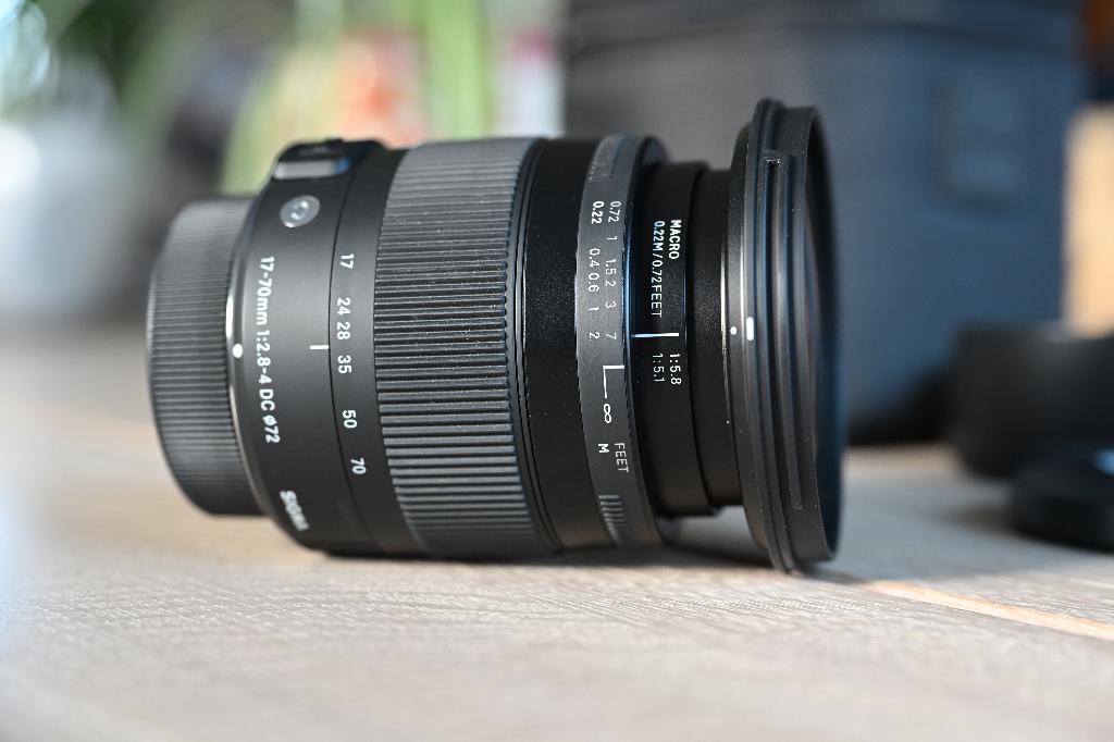 Lens Sigma 17-70MM F/2.8-4 DC MACRO Contemporary OS Nikon, Enlèvement, Comme neuf, Lentille standard, Zoom