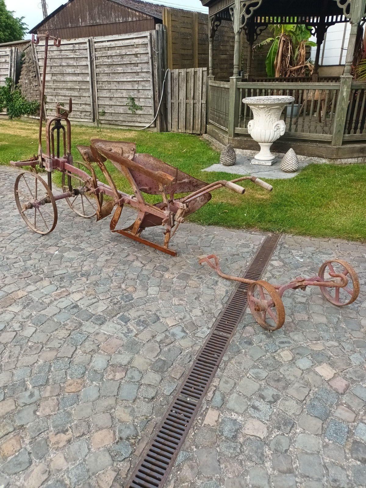 magnifieke in goede staat paardenploeg, Ophalen