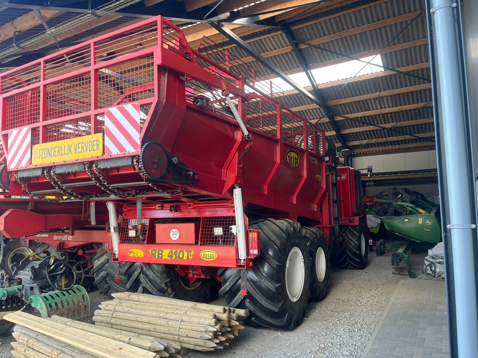 Gilles RB410T bieten opraper, Zakelijke goederen, Landbouw | Werktuigen, Ophalen, Overige, Oogstmachine