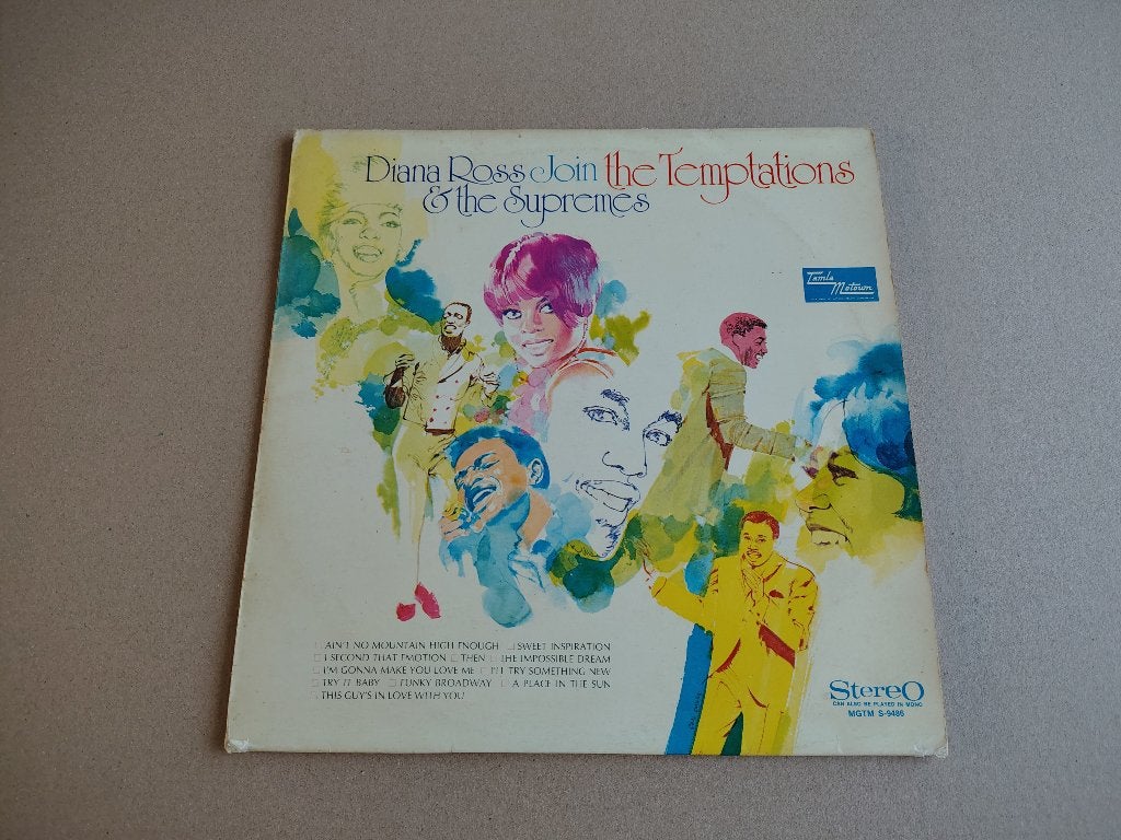 Vinyl LP: Diana Ross Join The Temptations & The Supremes, Envoi, 7 inch, LP