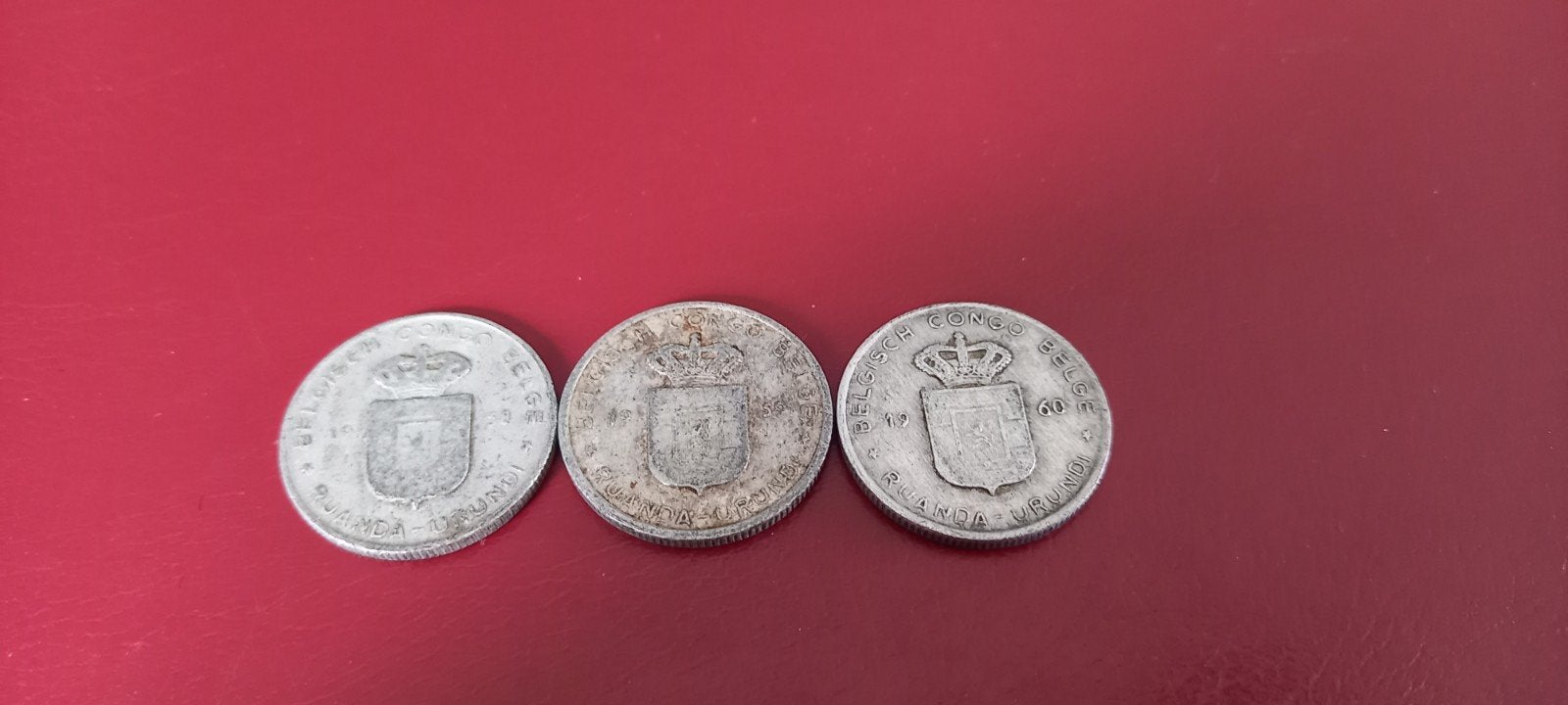 Munten Belgisch Congo, Ophalen