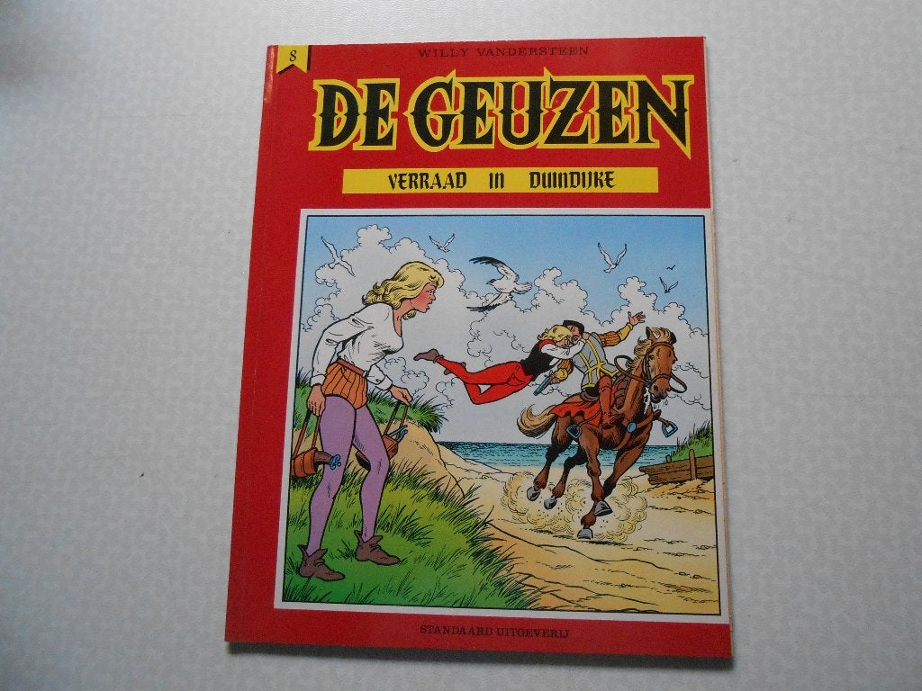 Geuzen 8 Verraad in Duindijke 1989 1 ste druk. Gesigneerd., Neuf, Enlèvement ou Envoi, Willy Vandersteen, Une BD