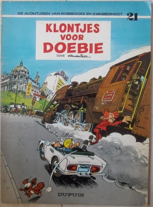 Robbedoes nr. 21 - Klontjes voor Doebie ( 1971 ), Boeken, Ophalen of Verzenden