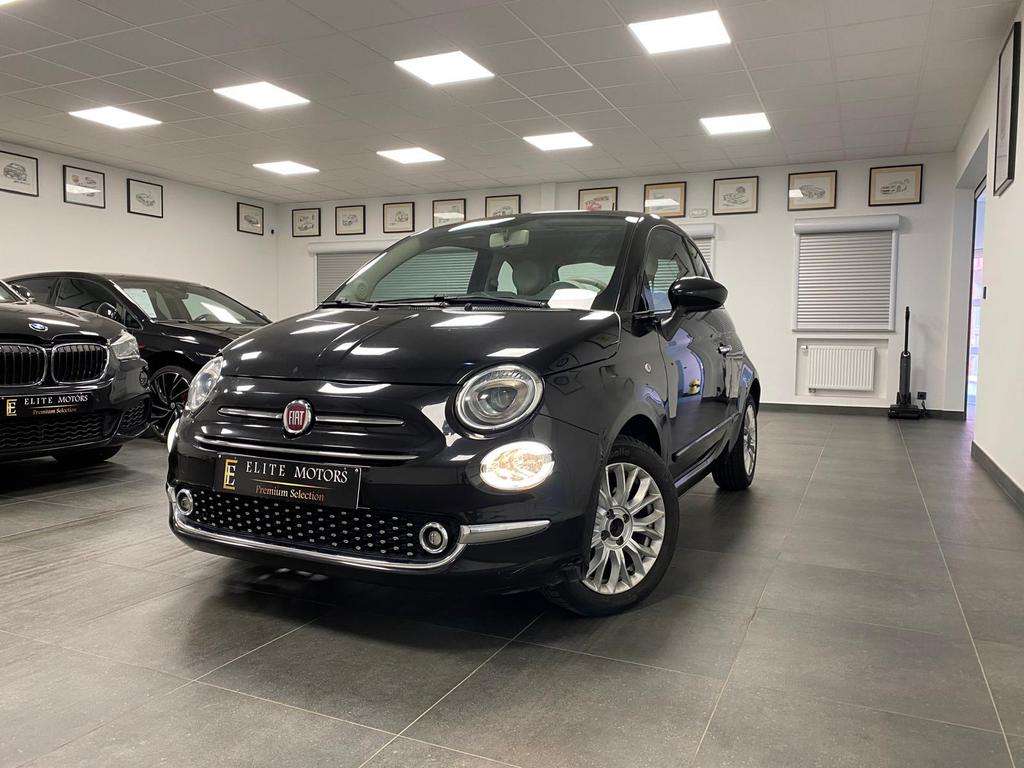 Fiat 500 1.2i / Toit Panoramique / Airco / Carplay / Navi, Achat, Euro 6, Entreprise, Noir