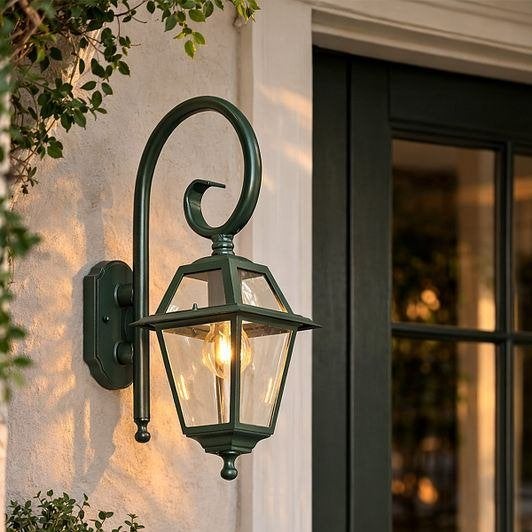Buitenlamp, klassiek IP44 (Qazqa), Ophalen, Nieuw, Aluminium, Wandlamp