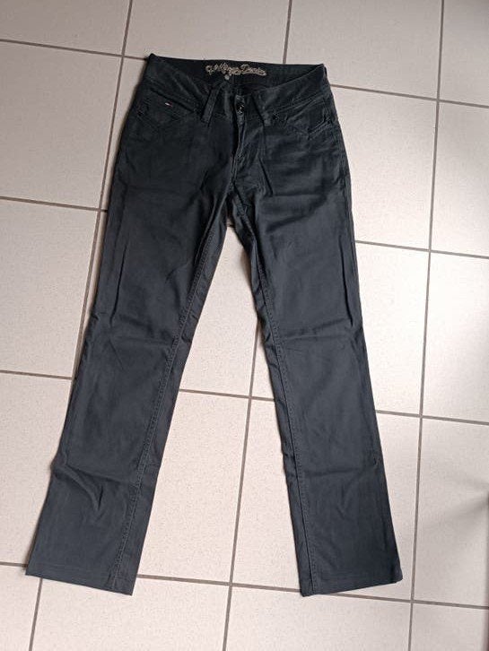 Tommy Hilfiger broek 'Victoria STS' – W25/L34 – Zwart, Kleding | Dames, Zwart, Ophalen of Verzenden, Zo goed als nieuw, W27 (confectie 34) of kleiner
