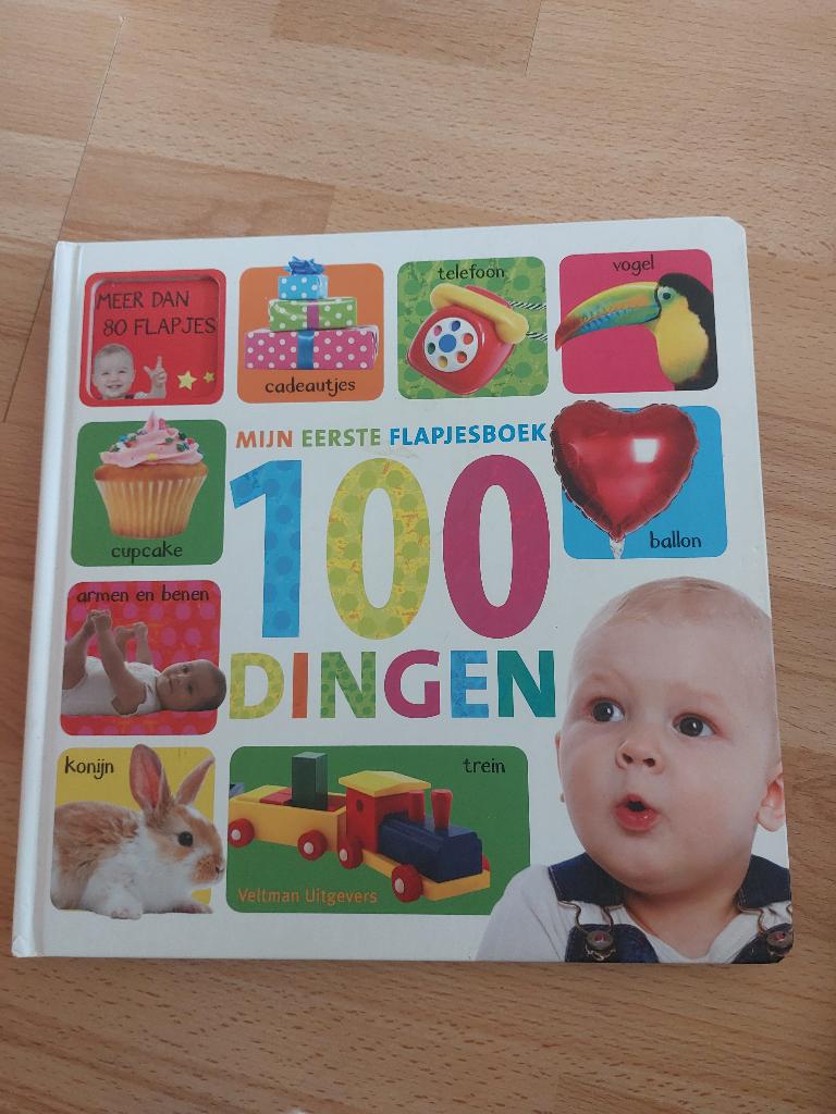 Mijn eerste flapjesboek 100 dingen, Boeken, Ophalen of Verzenden, Zo goed als nieuw, 3 tot 4 jaar