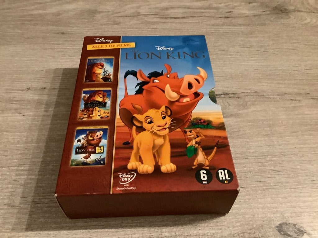 Coffret DVD Disney Lion King, Enlèvement ou Envoi, Dessin animé, Tous les âges, Néerlandais