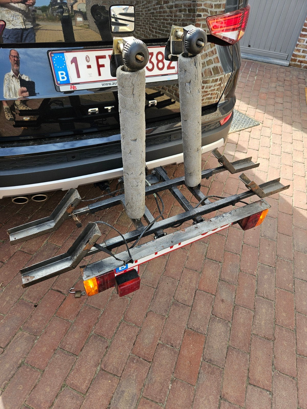 fietsendrager, Ophalen, Gebruikt