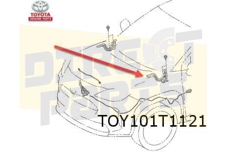 Toyota Yaris Cross Motorkapscharnier Links Origineel! 534200, Neuf, -, Toyota, -
