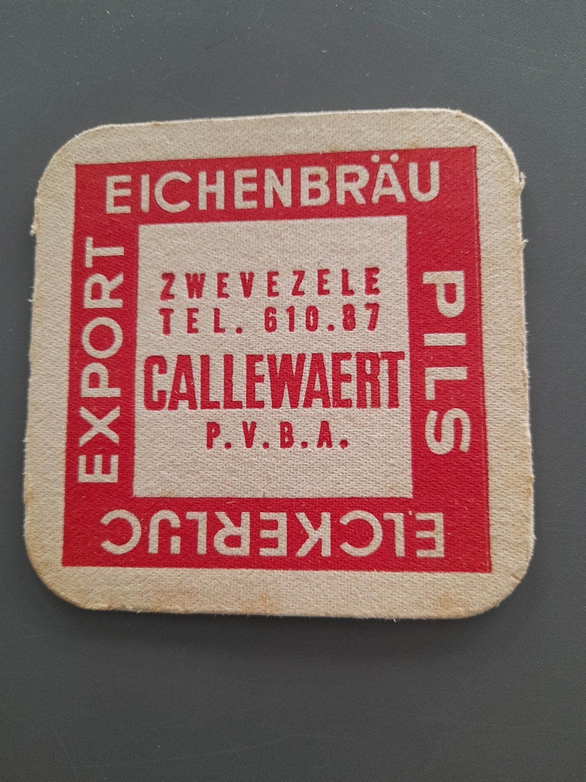 Bierviltje brouwerij callewaert zwevezele, Verzamelen, Ophalen of Verzenden