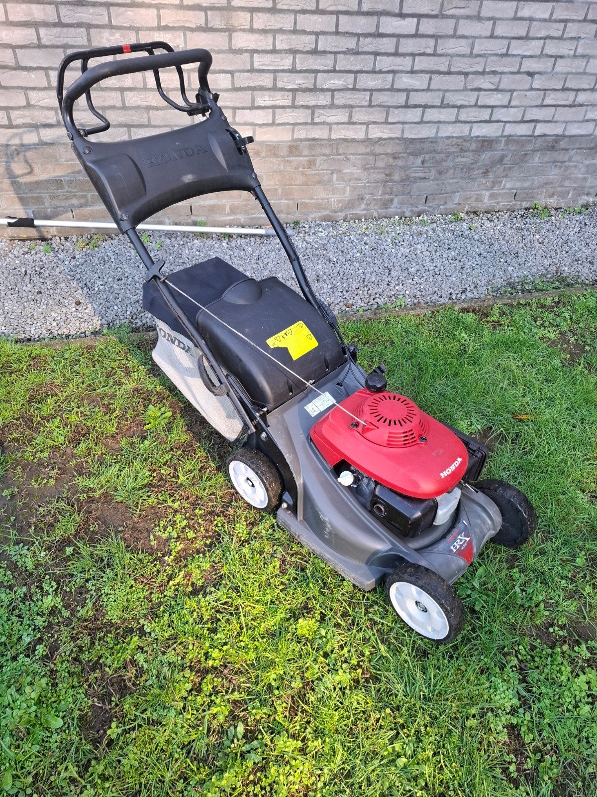 honda hrx426 benzine grasmaaier zelftrekker in goede staat, Tuin en Terras, Ophalen