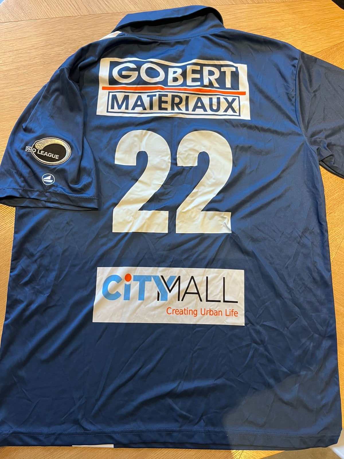 Matchworn shirt RAEC Mons, Sport en Fitness, Voetbal, Verzenden, Zo goed als nieuw