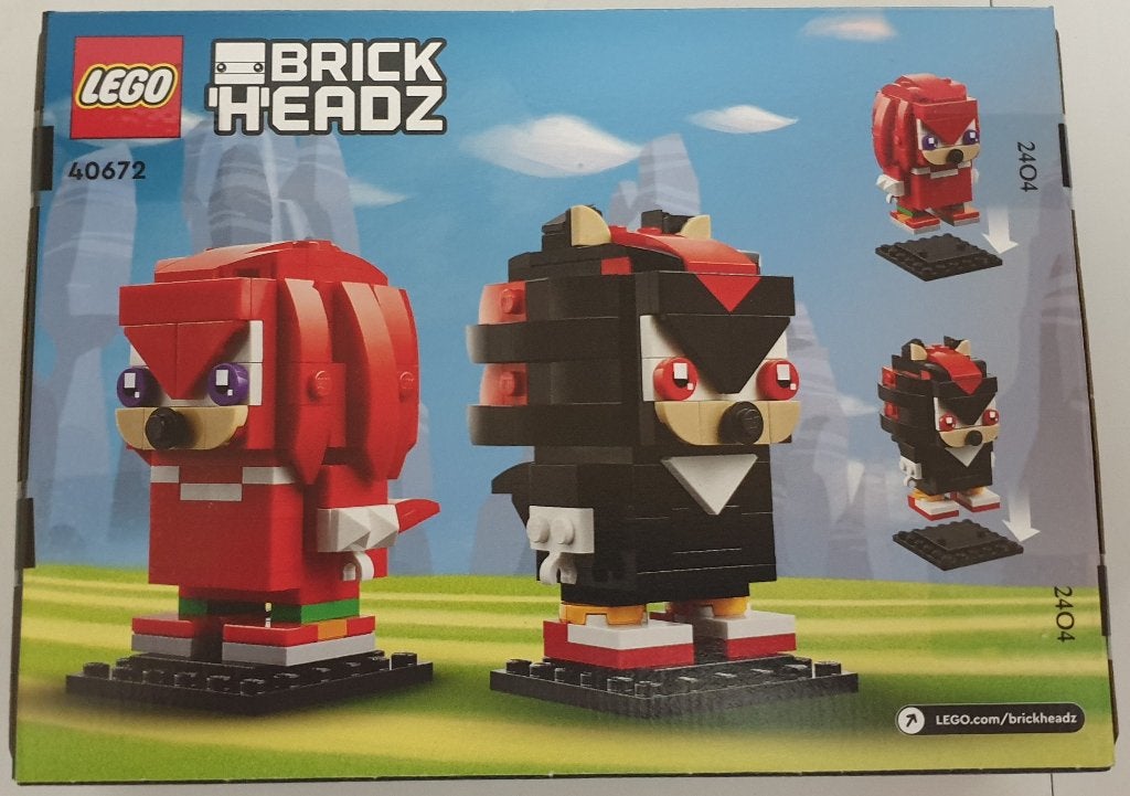 LEGO 40672 Sonic the Hedgehog: Knuckles en Shadow - NIEUW, BrickHeadz, Lego, Nieuw, Ophalen of Verzenden