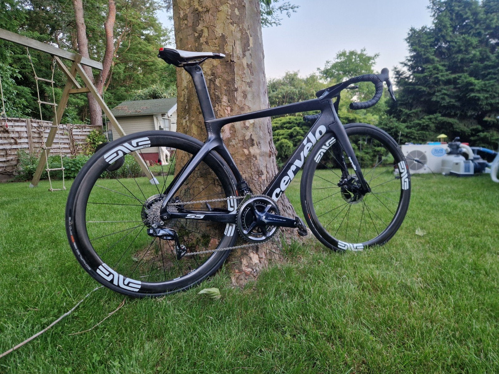 Cervelo S5 54 dura ace di2 enve wheels, Fietsen en Brommers, Ophalen