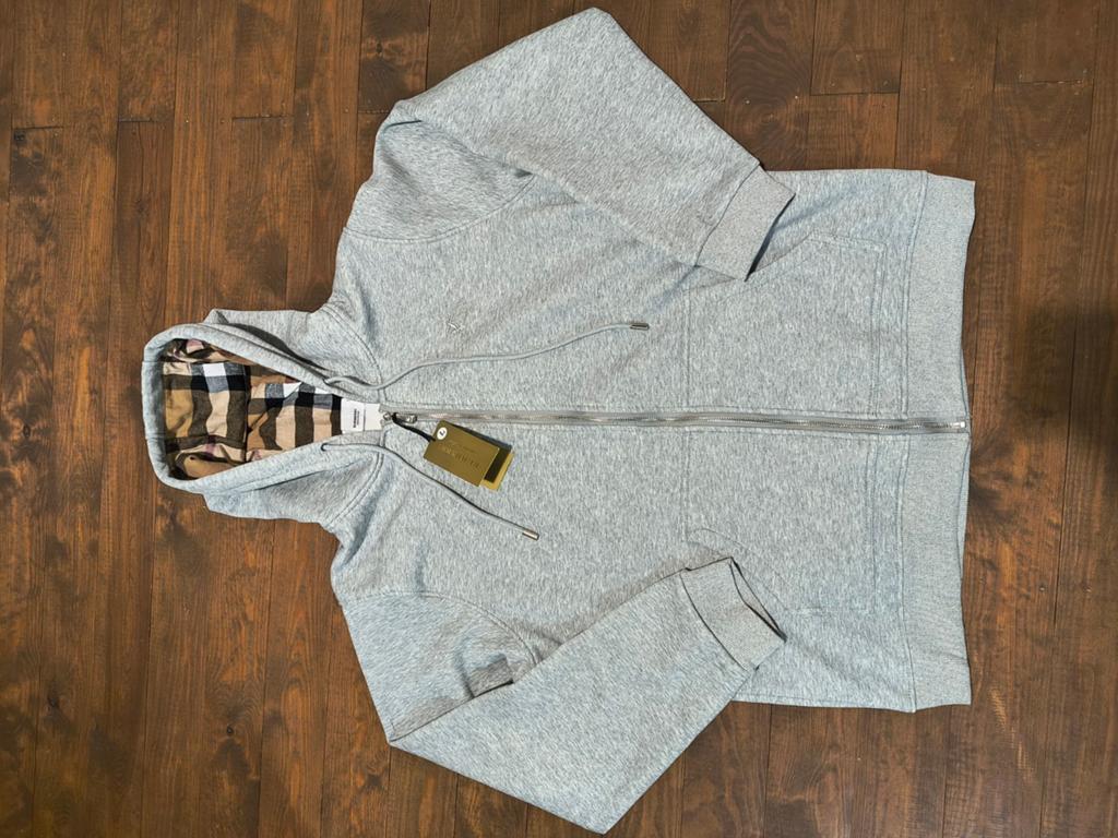 Grijze Burberry Zipper, Ophalen of Verzenden, Nieuw