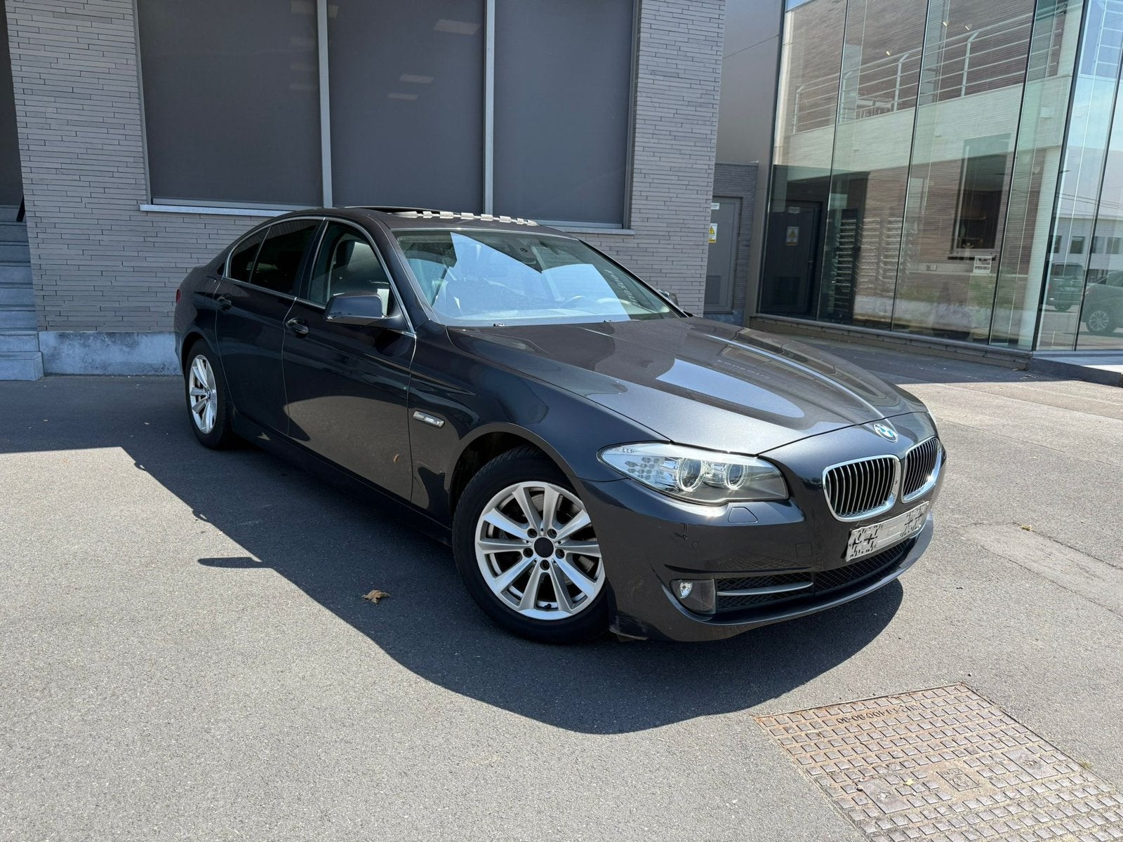 BMW 520d 2012 | 2.0 Diesel | 150.000 km, 1995 cc, Zwart, Zwart, Bedrijf