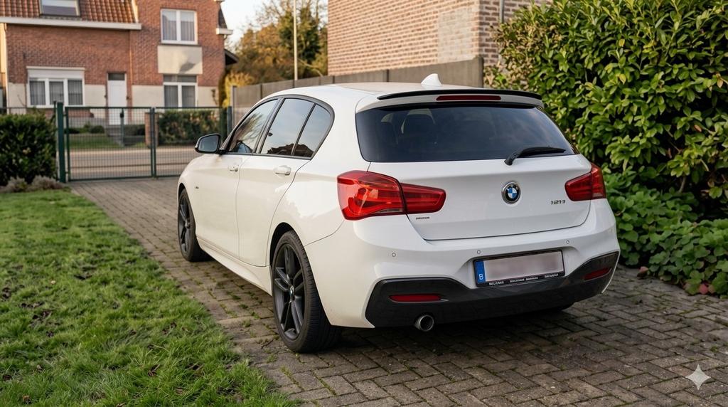 Bmw 118d / navi / automaat / M pack /, Auto's, Zwart, Diesel, Particulier, Achteruitrijcamera