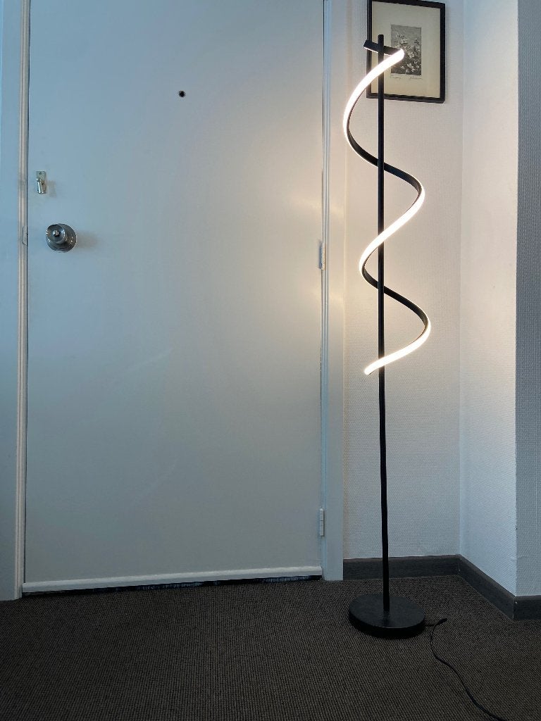 Staande lamp zwart, Huis en Inrichting, Ophalen, Nieuw, Overige fittingen, Metaal