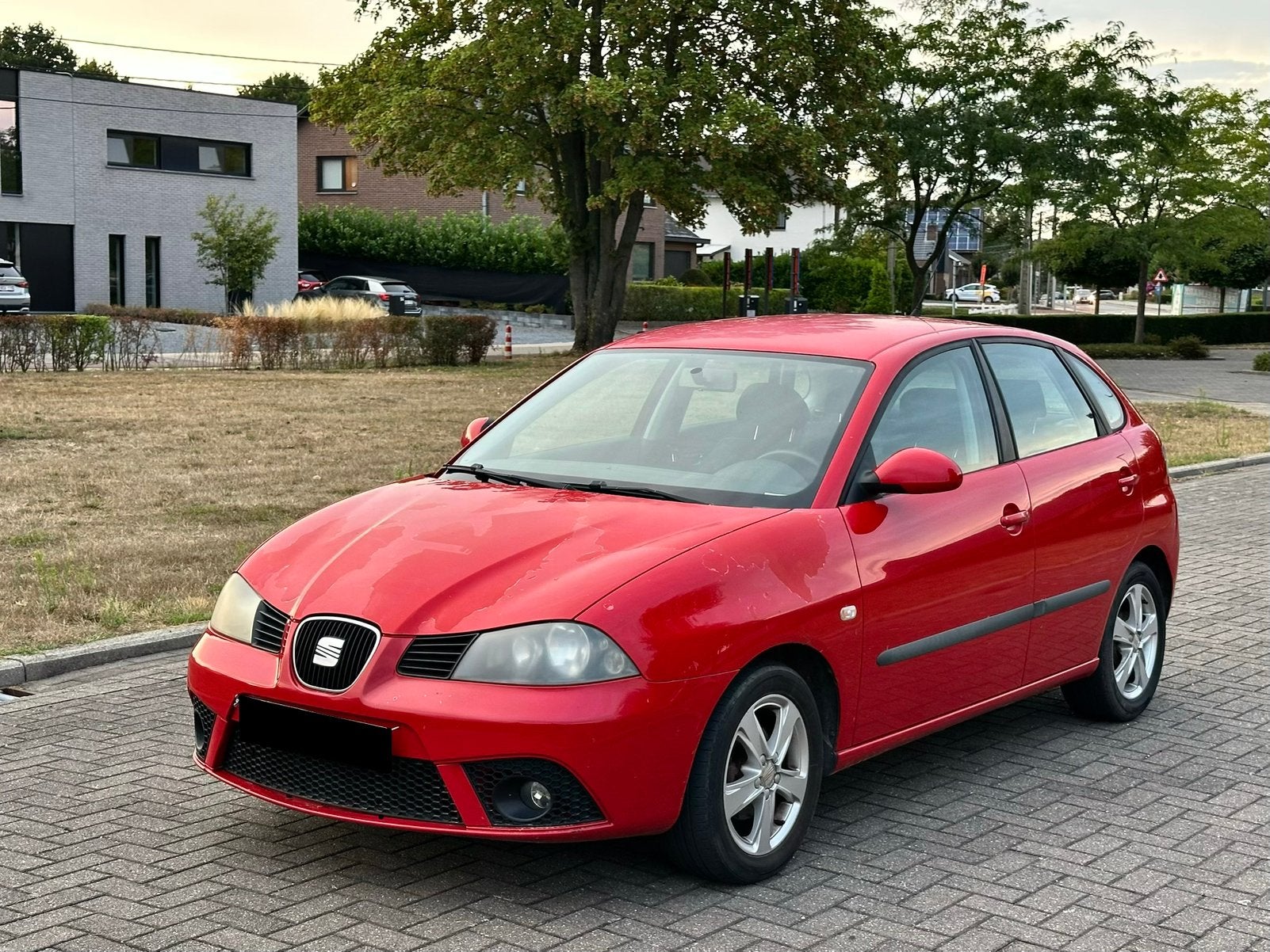(Keuring) Seat Ibiza 1.4 TDI *Airco *5 Deurs *Trekt Super!, Autos, Rouge, Achat, Entreprise, Boîte manuelle