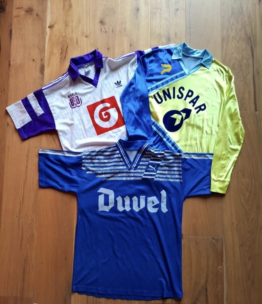 Ruilen: wedstrijdshirts Belgische competitie, Ophalen of Verzenden, Zo goed als nieuw, Shirt