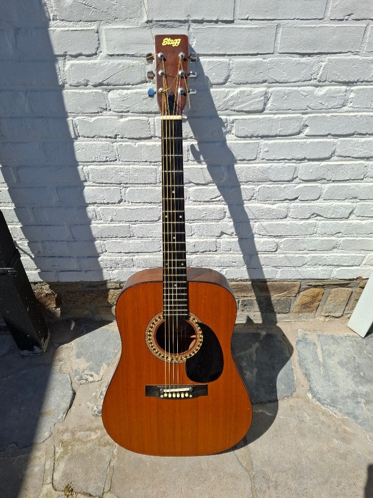 Stagg custom crafted akoestische gitaar, Muziek en Instrumenten, Snaarinstrumenten | Overige, Ophalen, Gebruikt