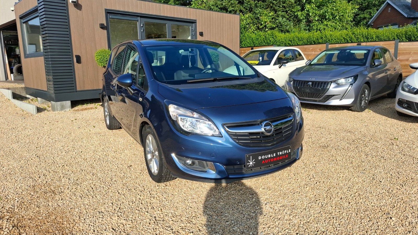 Opel meriva 1.4 essence euro6 56000km, 4 cilinders, Blauw, Bedrijf, Parkeersensor