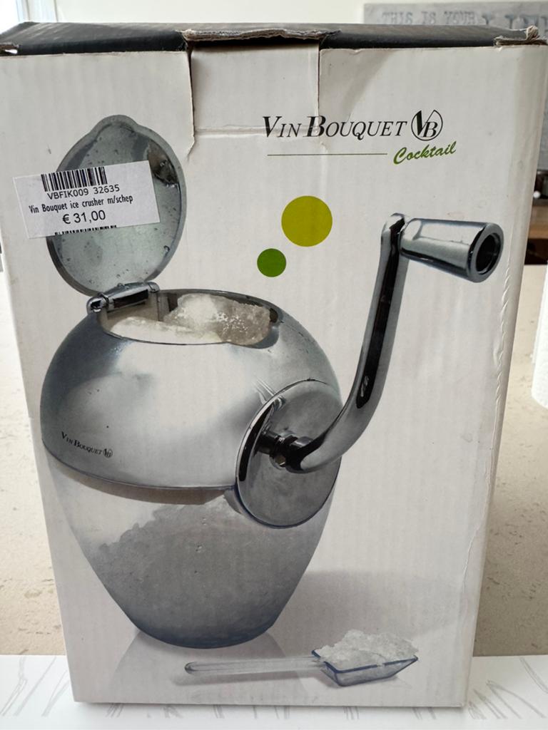 Ijscrusher, Ophalen, Nieuw