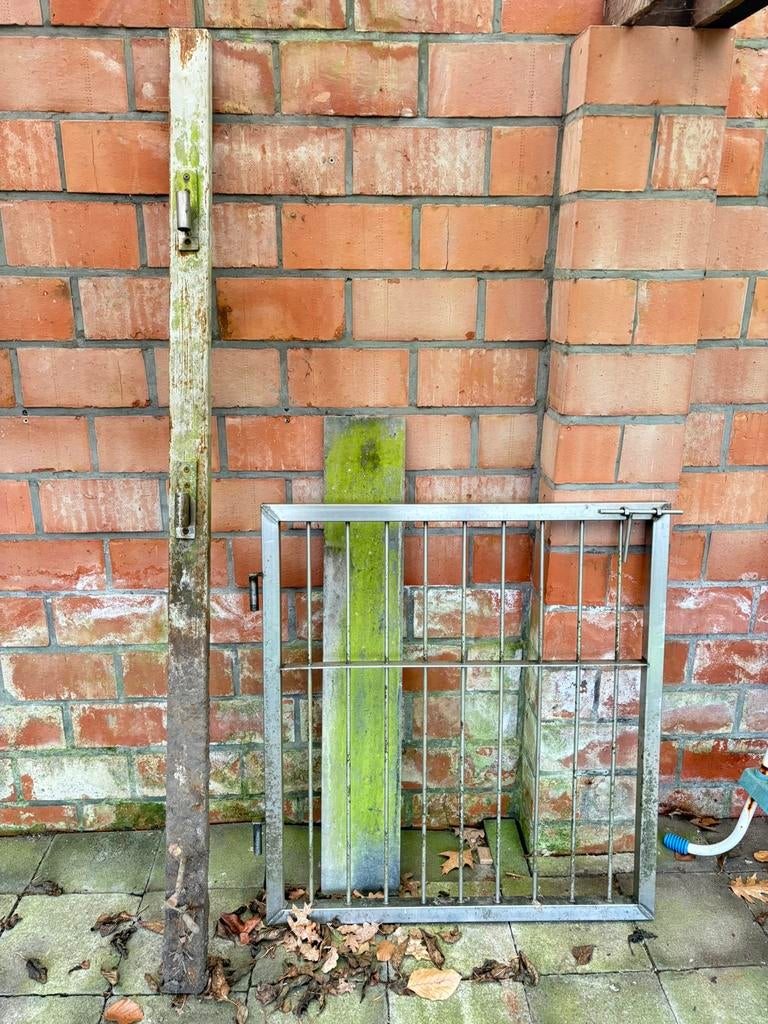 Metalen tuinpoortje, Ophalen, Gebruikt, Tuinhek, Overige materialen