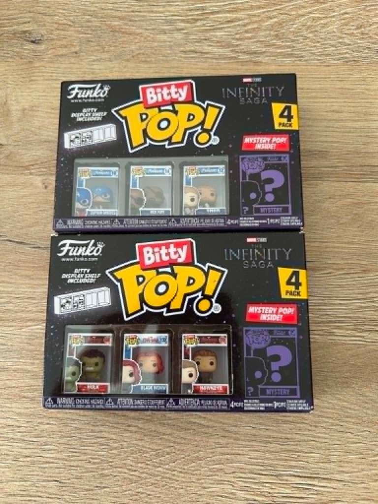Ensemble de deux : Funko Bitty Pop : The Infinity Saga, Enlèvement, Neuf, Autres types