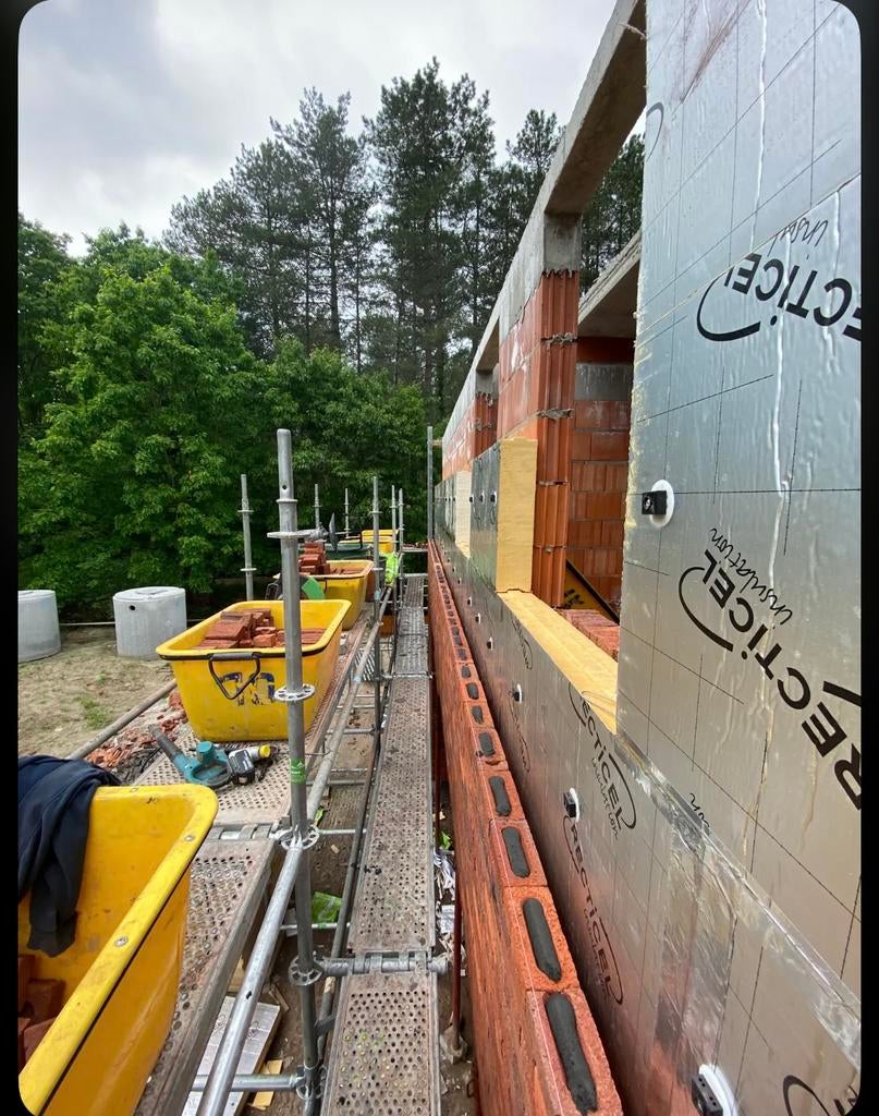 Steiger/stelling verhuur, Ophalen, Zo goed als nieuw, Gevelsteiger, 5 meter of hoger