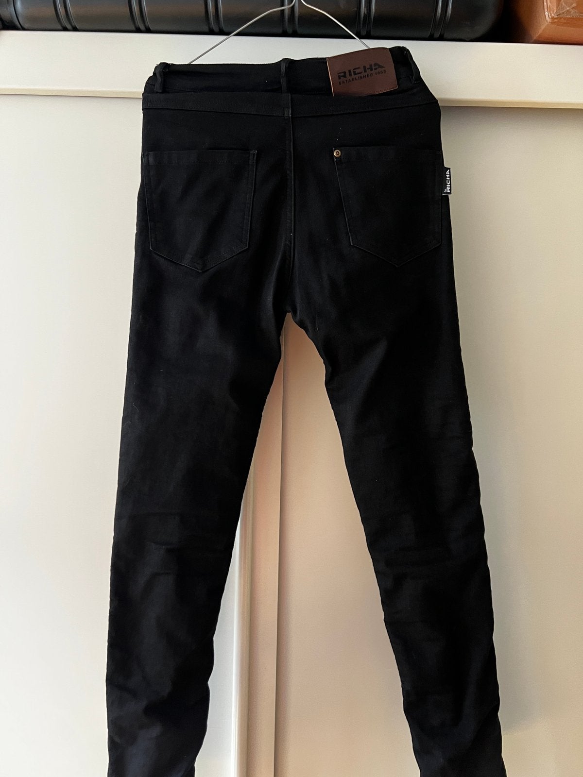 Richa Dames Motorjeans zwart, Ophalen, Tweedehands, Dames, Broek | textiel