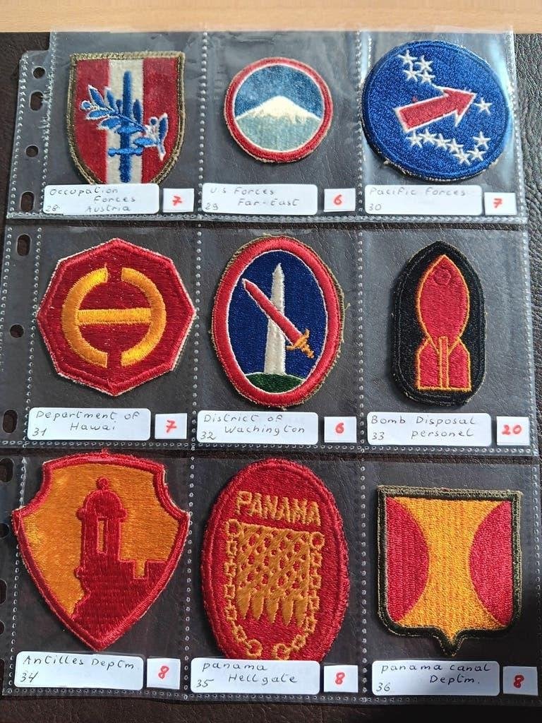 us ww2 patches, Ophalen of Verzenden