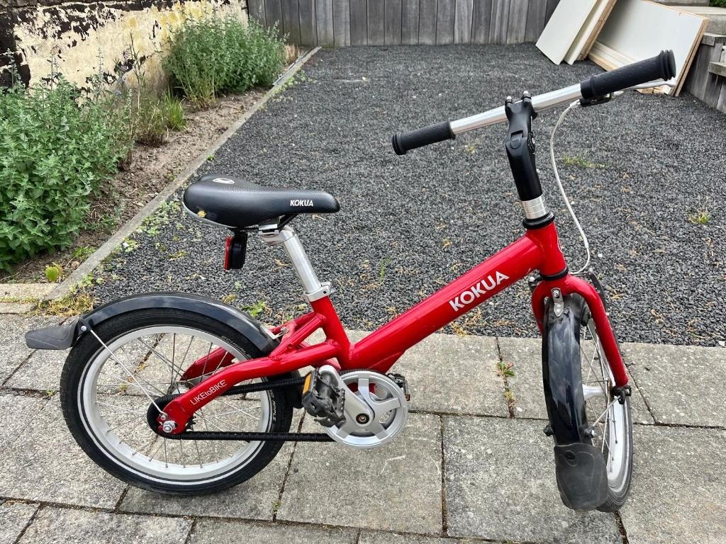 kokua kinderfiets 16 inch, Fietsen en Brommers, Fietsen | Kinderfietsjes, Ophalen, Terugtraprem, Kokua, 16 tot 20 inch