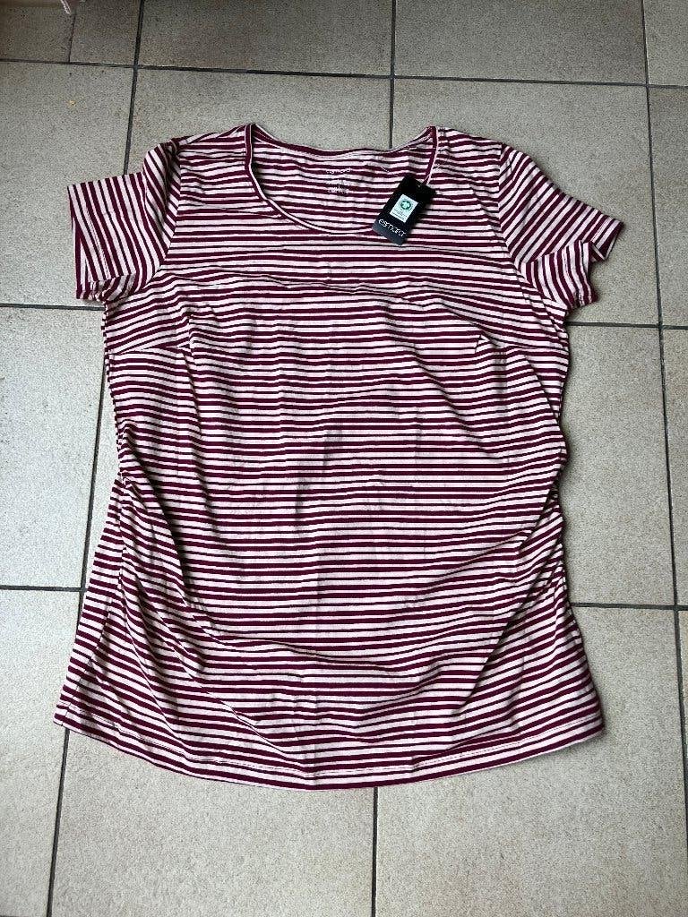 Nieuw gestreept zwangerschap T shirt - maat XL ( 48/50), Kleding | Dames, Zwangerschapskleding, Ophalen of Verzenden, Nieuw, Maat 46/48 (XL) of groter
