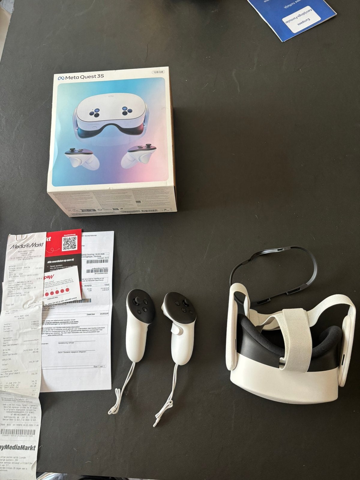 Meta quest 3s 128 gb, Games en Spelcomputers, Virtual Reality, Ophalen, Zo goed als nieuw, VR-bril