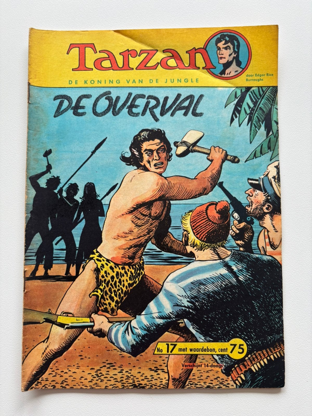Tarzan strip nr 17 De overval, Eén comic, Ophalen, Gelezen