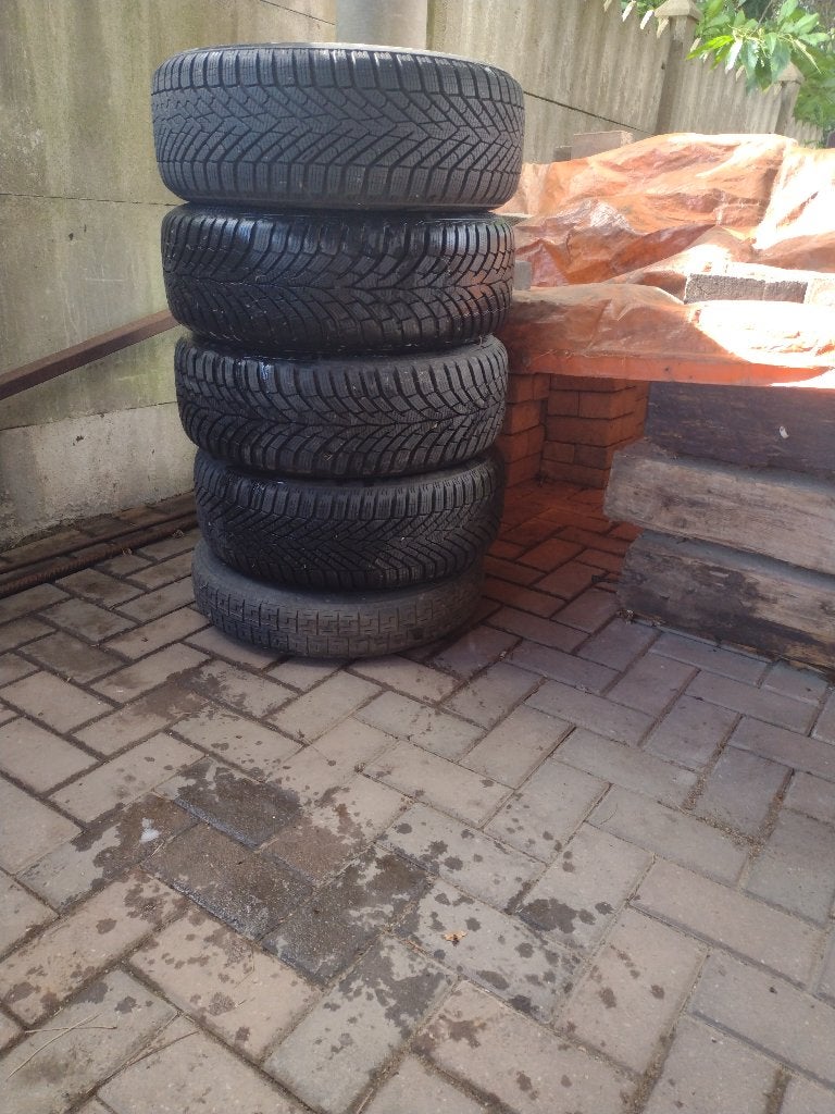 winterbanden (mercedes), Auto-onderdelen, Banden en Velgen, Ophalen, Gebruikt, 16 inch, Banden en Velgen
